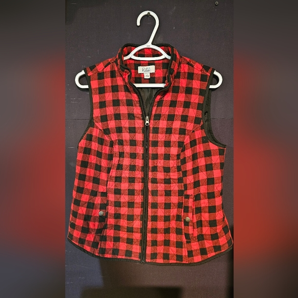 Buffalo Plaid Vest by Croft & Barrow - Picture 1 of 3